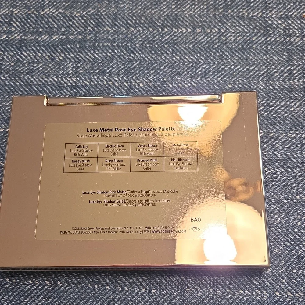 Bobbi Brown Luxe Metal Rose Eye Shadow Palette